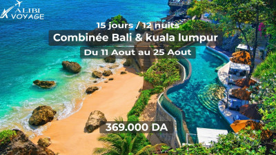 Voyage organisé combinée : Bali ( Indonésie ) & Kuala Lumpur ( Malaisie )