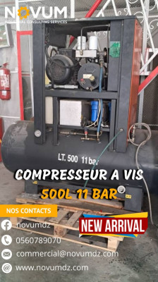 Compresseur a vis industrielle 11 Bar 500 litre 