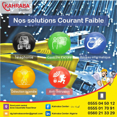 Solution Courant Faible Informatique, Réseau, Téléphonie