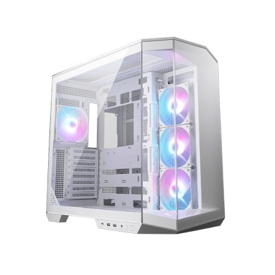 MSI MAG PANO 100R PZ - BOITIER MOYEN TOUR - VERRE TREMPÉ - 4 FAN ARGB - POUR MSI PROJECT ZERO -WHITE