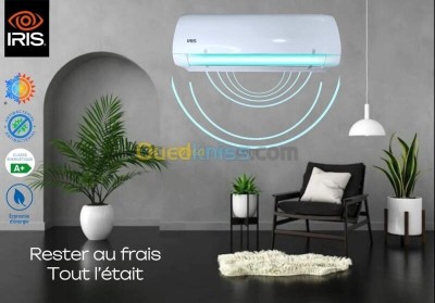 CLIMATISEUR IRIS SPLIT BORA - 12000 BTU - NON INVERTER - COMPACT - PERFORMAN - BLANC 