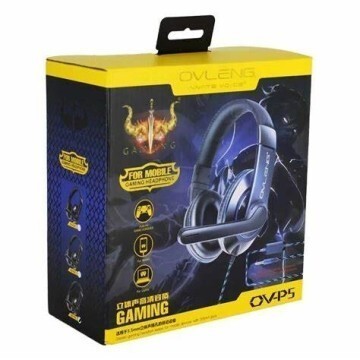 CASQUE GAMER OVLENG P5 - JACK 3.5MM + USB - MICRO INTÉGRÉ - ÉCLAIRAGE LED - PC / PS4 / XBOX / MOBILE