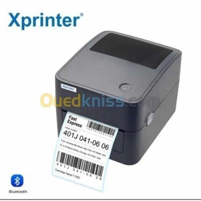 XPRINTER XP-410B - IMPRIMANTE CODE BARRE THERMIQUE 1D & 2D -USB+ BLUETOOTH - SD CARD -108mm -203 DPI