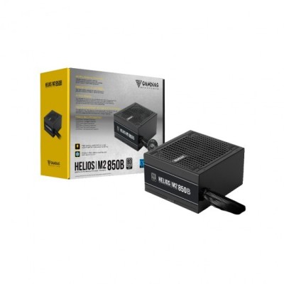 GAMDIAS HELIOS M2-850B - ALIMENTATION 850W - 80+ SILVER - SILENCIEUSE 120 MM - ATX PFC ACTIF -BLACK