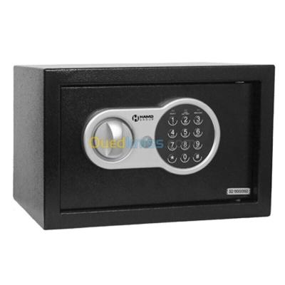 COFFRE FORT SE-S20EV - ACIER DURABLE - 32x22x22 cm - PANNEAU ÉLECTRONIQUE - SÉCURITÉ MAXIMALE -NOIR