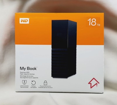 WD MY BOOK 18 TB - DISQUE DUR EXTERNE DESKTOP HDD 3.5" - USB 3.0 - BACKUP HAUTE CAPACITÉ - BLACK