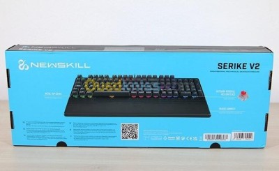 CLAVIER NEWSKILL SERIKE V2 BLACK - MÉCANIQUE RGB - ALUMINIUM - USB - LINEAR RED - MAGNÉTIQUE -QWERTY