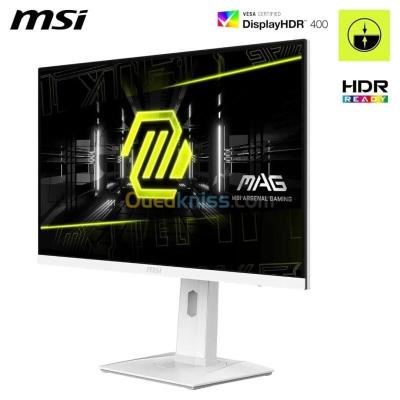 ECRAN MSI MAG 274PFW - 27 FULL HD - FAST IPS - 180HZ -1MS - HDMIDP - ADAPTIVE-SYNC - HDR- WHITE 