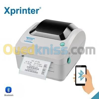 XPRINTER XP-470B - IMPRIMANTE CODE BARRE THERMIQUE 1D & 2D -USB+ BLUETOOTH -SD CARD - 118mm -203 DPI