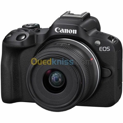 CANON EOS R50 - APPAREIL PHOTO HYBRIDE 4K - RF-S 18-45MM STM - 24,2 MP - WI-FI - BLUETOOTH - TACTILE