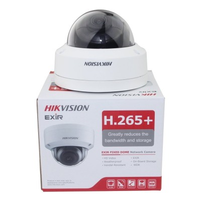 HIKVISION H.265+ - CAMÉRA DE SURVEILLANCE - 2MP - FULL HD - DOME - IR 30M - IP67 - 2.8MM - WHITE