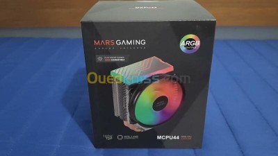 VENTILATEUR  MARS GAMING MCPU44 DUAL ARGB - TDP 160W - ULTRA SILENCIEUX - MULTISOCKET - NOIR