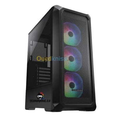 COUGAR ARCHON 2 MESH RGB - BOÎTIER MOYEN TOUR - 3 FANS ARGB - ULTRA SILENCIEUX - 240 MM - NOIR 