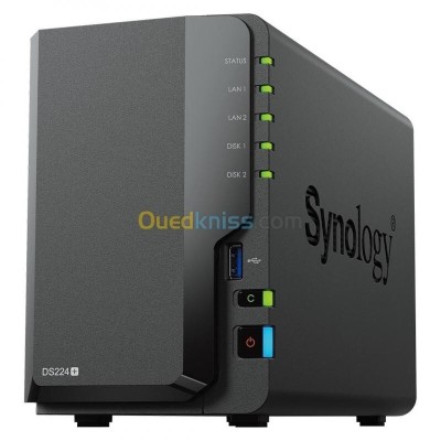 SYNOLOGY DiskStation DS224+ - Serveur NAS 2 baies - 2 Go de RAM DDR4 - Intel Celeron J4125