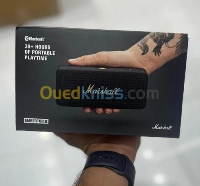 BAFFLE MARSHALL EMBERTON II - BLUETOOTH PORTABLE - ÉTANCHE À L'EAU & POUSSIÈRE - IMPERMÉABLE