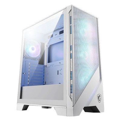 MSI MAG FORGE 320R AIRFLOW - BOITIER MOYEN TOUR - VERRE TREMPÉE - 4 VENTILATEURS ARGB - WHITE