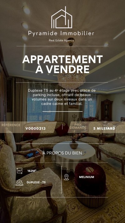 Vente Appartement F5 Oran Bir el djir