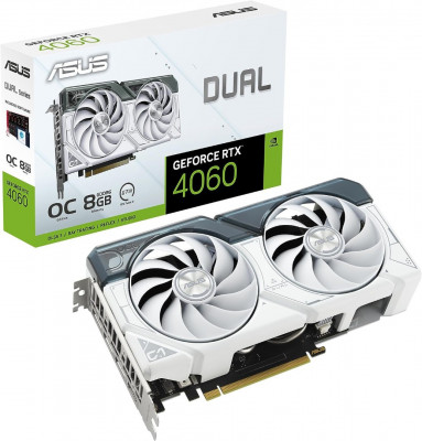 ASUS DUAL NVIDIA GeForce RTX 4060 OC Edition / Blanc