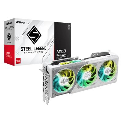 ASRock AMD Radeon RX 9070 XT Steel Legend 16GB.