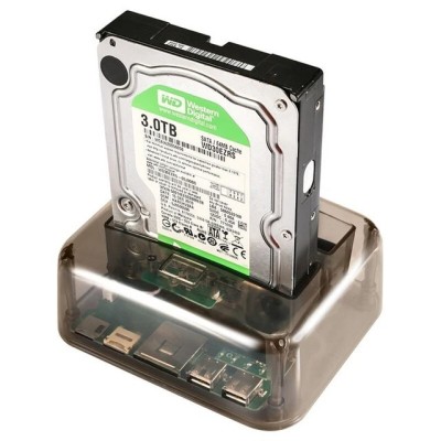 Station d'accueil de disque dur USB 3.0 vers SATA/IDE  2.5" /3.5" TF SD pour TV ordinateur portable