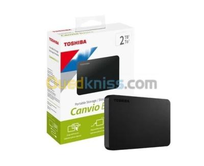 DISQUE DUR EXTERNE TOSHIBA CANVIO BASICS 2TB NOIR