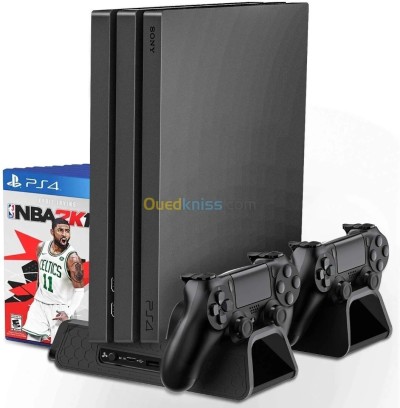 Support Multifonction Chargeur pour PS4 SLIM  (Refroidisseur / Rangement /Chargeur) TP4-18119