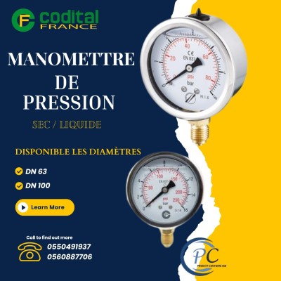 MANOMETTRE DE PRESSION