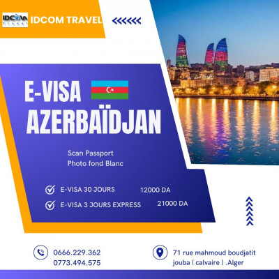 reservations-visa-azerbaidjan-kouba-alger-algerie