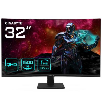 ECRAN GIGABYTE GS32QC 2K VA 1MS WITH 170HZ HDR DP 1.4 AND HDMI 2.0 HDR CURVED FOR GAMING