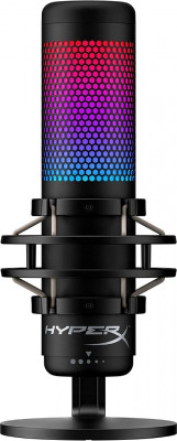 MICROPHONE HYPERX QUADCAST S RGB USB CONDENSER GAMING MICROPHONE FOR STREAMING / PODCASTING 