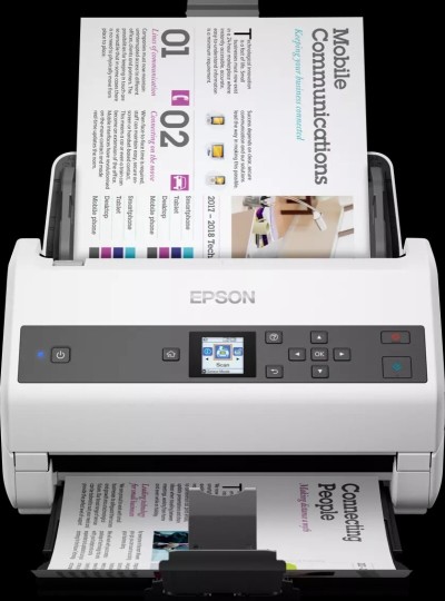 SCANNER EPSON WORKFORCE DS-970 WITH CIS RECTO-VERSO A4 600 X 600DPI - A 85PPM MONO COULEUR 9000P/J
