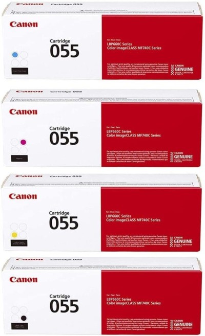PACK TONER CANON 055 NOIR + 03 COULUER ORIGINAL