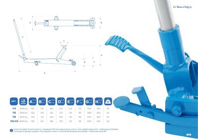 CRIC HYDRAULIQUE A CHARIOT 5T OMCN 