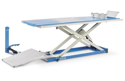 PONT ELEVATEUR POUR MOTO 500Kg HYDRAUPNEUMATIQUE OMCN