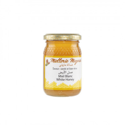 Miel de Roquette sauvage. Miel blanc. 250 grs عسل الجرجير البري. عسل أبيض