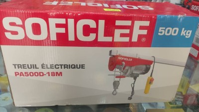 monte de charge 500KG  800KG  SOFICLEF