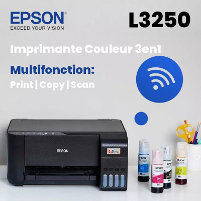 Imprimante Epson L3250 Couleur 3en1 avec Wi-F