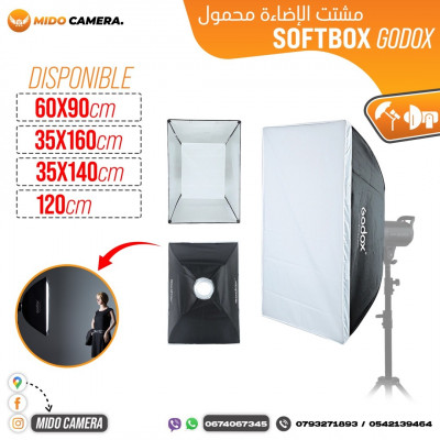 SOFTBOX GODOX ( 60x90cm / 35x160cm / 120cm / 35x140cm )