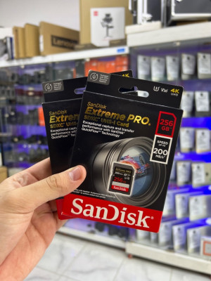 Sandisk Extreme Pro 256GB 200MB/s V30 4K UHD
