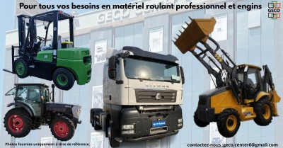 Importation sur mesure d'engins et camions industriels
