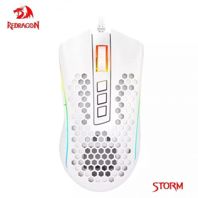 Redragon M808 Storm Lightweight RGB Gaming Mouse, 85g Ultralight, 12400 DPI, ergonomique
