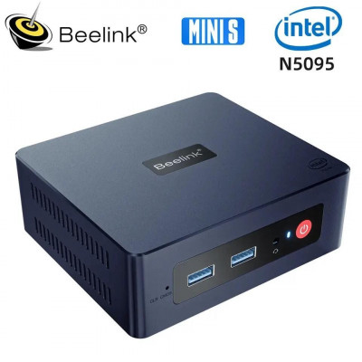 Beelink Mini PC 11th Gen  N5095/16GB/128SSD/HDMI 4K*60Hz/Gigabit LAN/ 2.4G/5G WiFi, BT4.0/ Win11 Pro