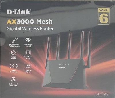 Router D-link Wifi 6 AX3000 Gigabit DIR-X3000Z 