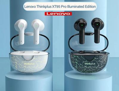 إصدار Lenovo ThinkPlus Xt95Pro الباعث للضوء، بلوتوث مع تقنية TWS5 اللاسلكية بكلتا الأذنين