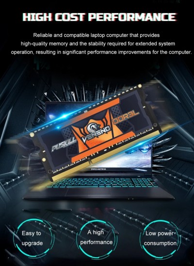 PUSKILL RAM DDR3L  pour ordinateur portable, 8 Go 1.35V, 1600MHz