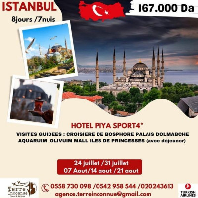 PROMO  Istanbul  EN JUILLET ET AOUT 