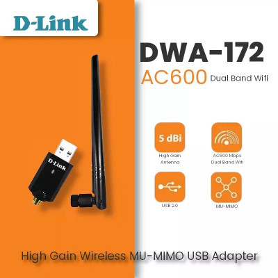 D-Link Adaptateur USB Wi-Fi 6 AX1800 - DWA-X1850 - Alger Algérie