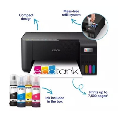 EPSON EcoTank L3252 Imprimante Multifonction a reservoir d'encre Impression, Copieur, Scanner, Wifi
