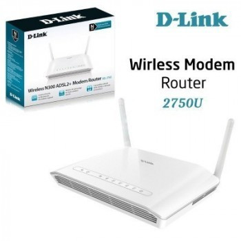 D-Link Modem Router N300 DSL-2750U 