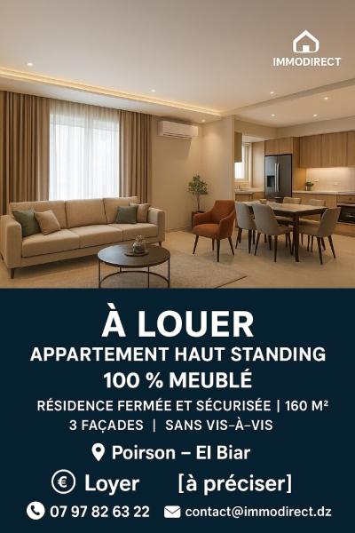 Location Appartement F4 Alger El biar